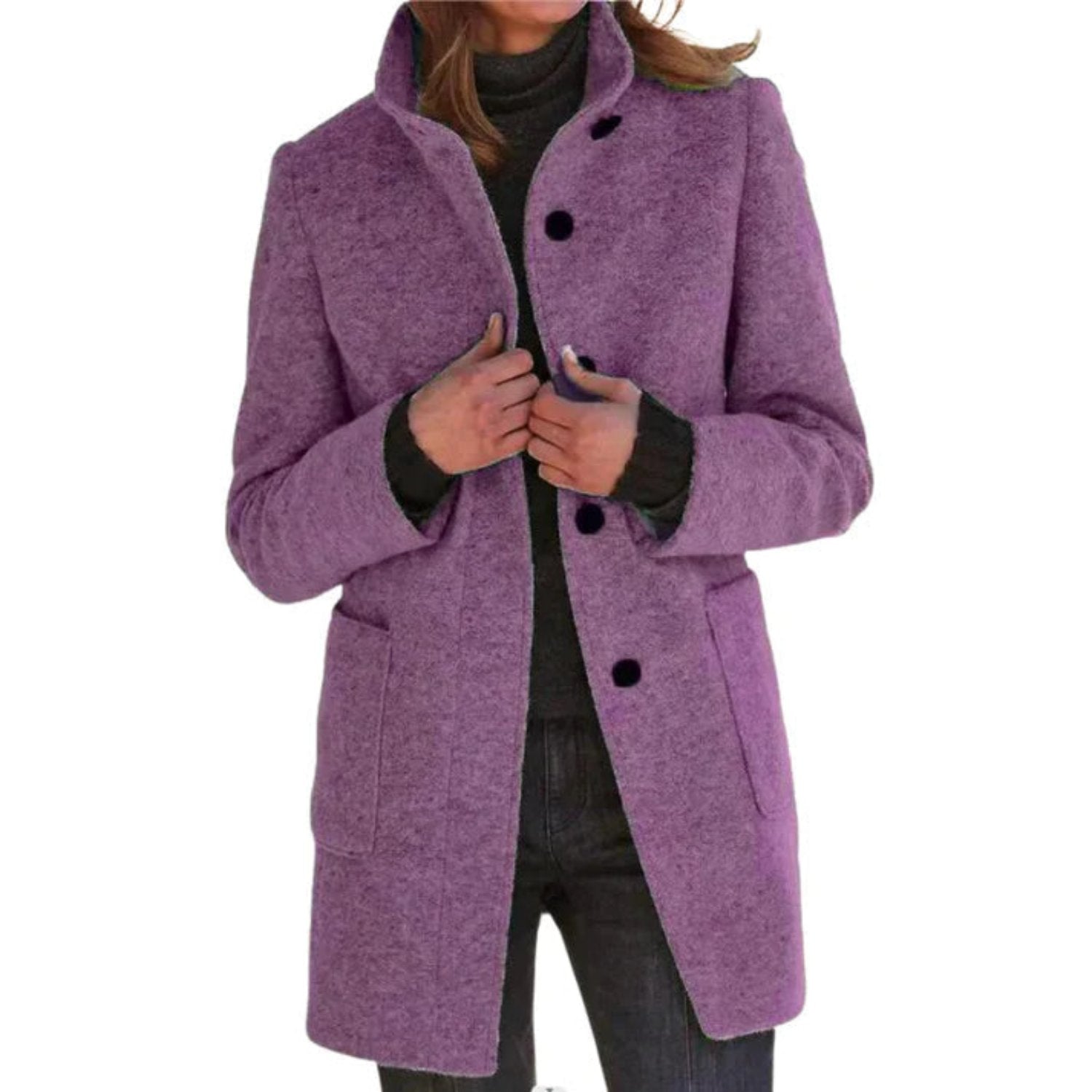 Amélie | Women's Wool Coat – Elegant Winter Essential-3