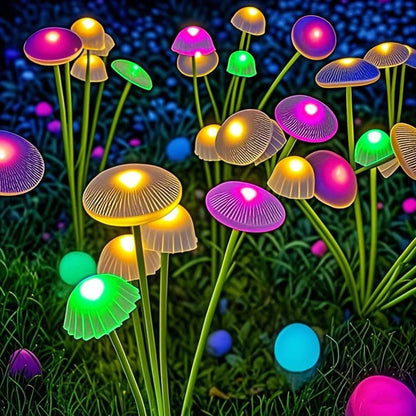 StarStem | Solar Wobbling Mushroom Garden Decor Lights