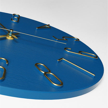 RegalTime | Modern Wall Clock with Gold Accent