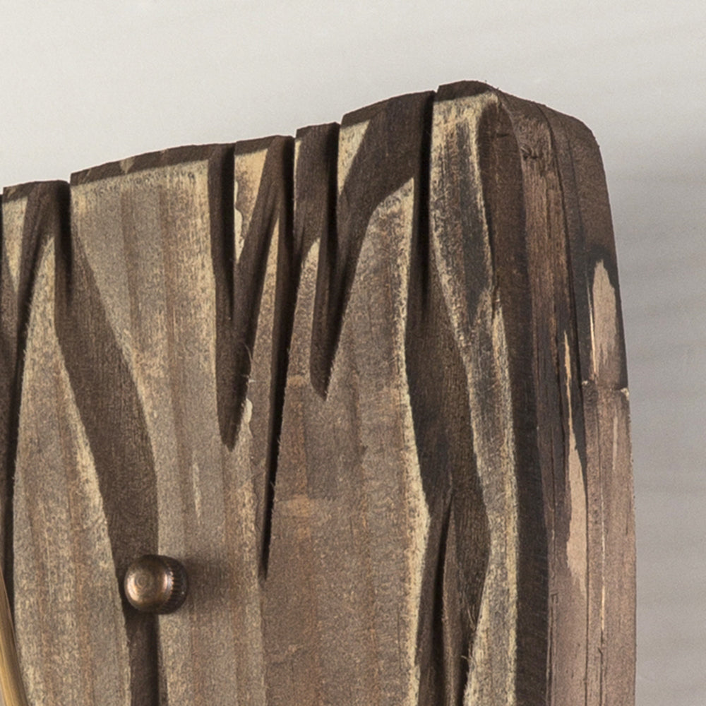 VintageHearth | Classic Wooden Wall Light