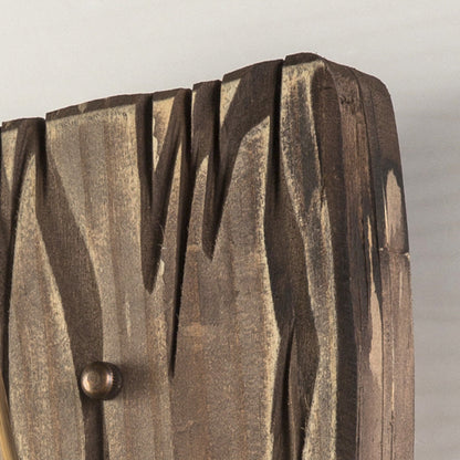 VintageHearth | Classic Wooden Wall Light