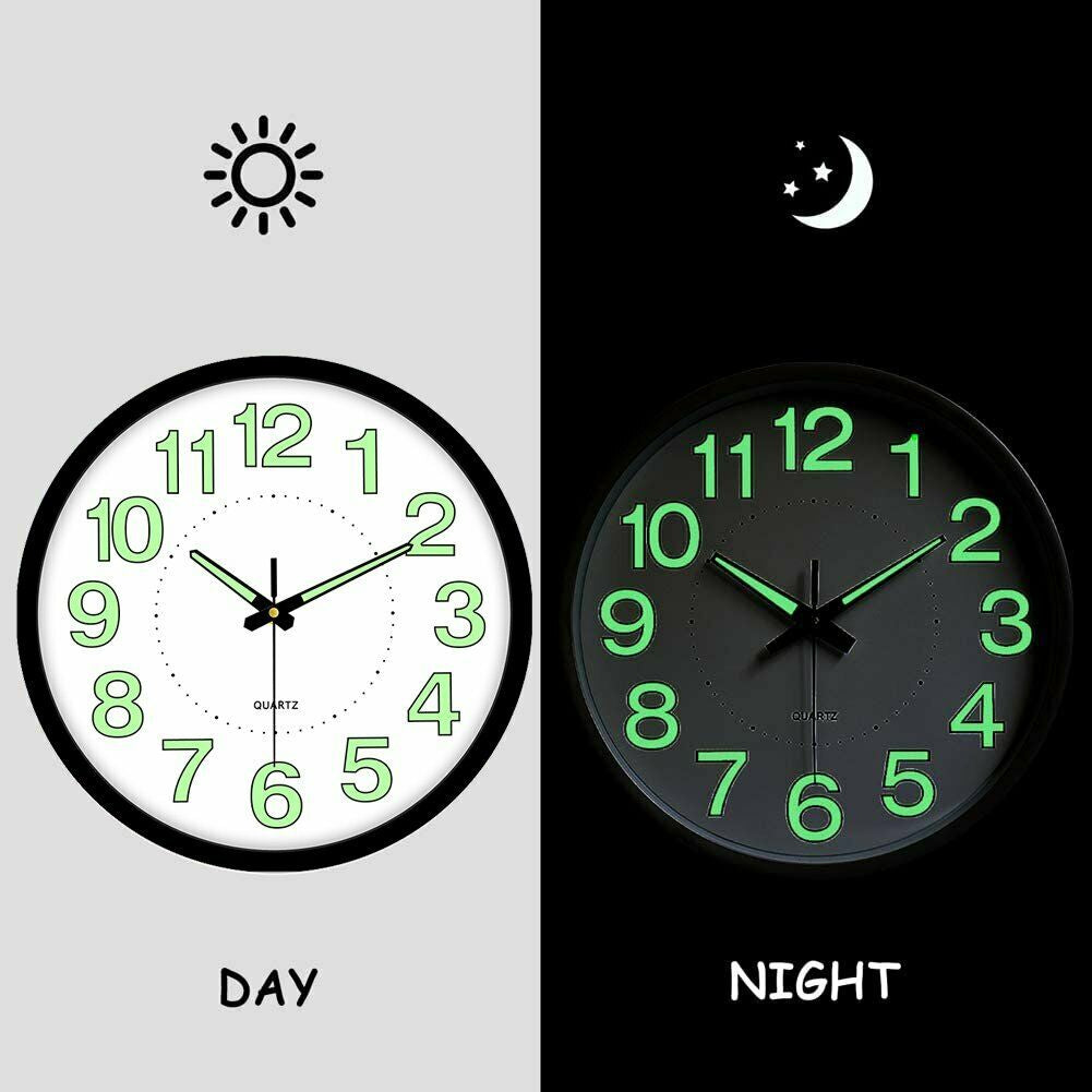 BrightTime | Glow-in-the-Dark Wall Clock