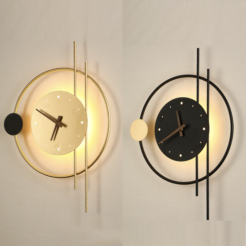 GlowClock | Modern Wall Lamp with Clock