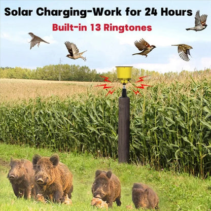 SonicFlash | Solar Bird Repeller with Sound and Light