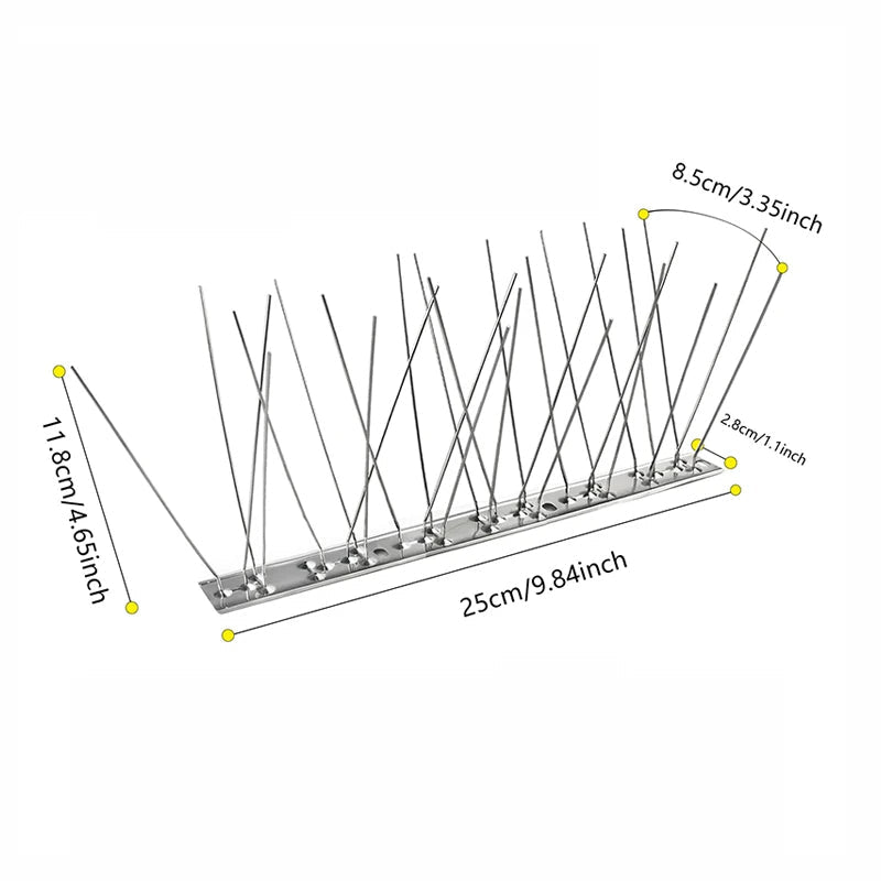 FeatherFence | Outdoor Stainless Steel Bird Spikes