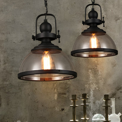 DomeLuxe | Antique Glass Iron Retro Industrial Chandelier Pendant Ceiling Lights