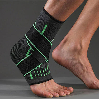 Compression Ankle Brace - Adjustable Support for Pain Relief & Stability-4