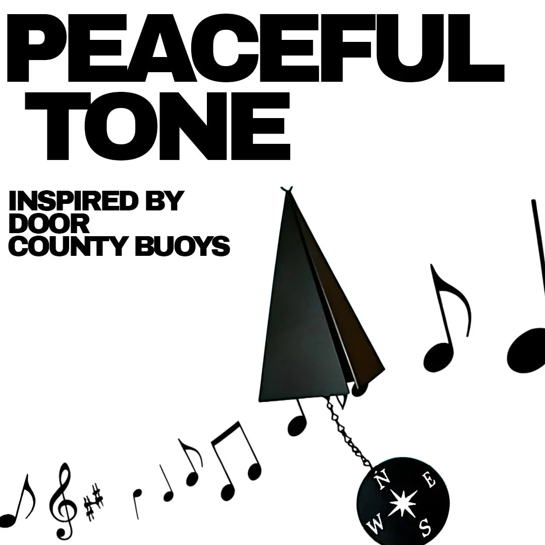 ChimeCoast | 20" Compass Wind Chime made from Recycled Steel