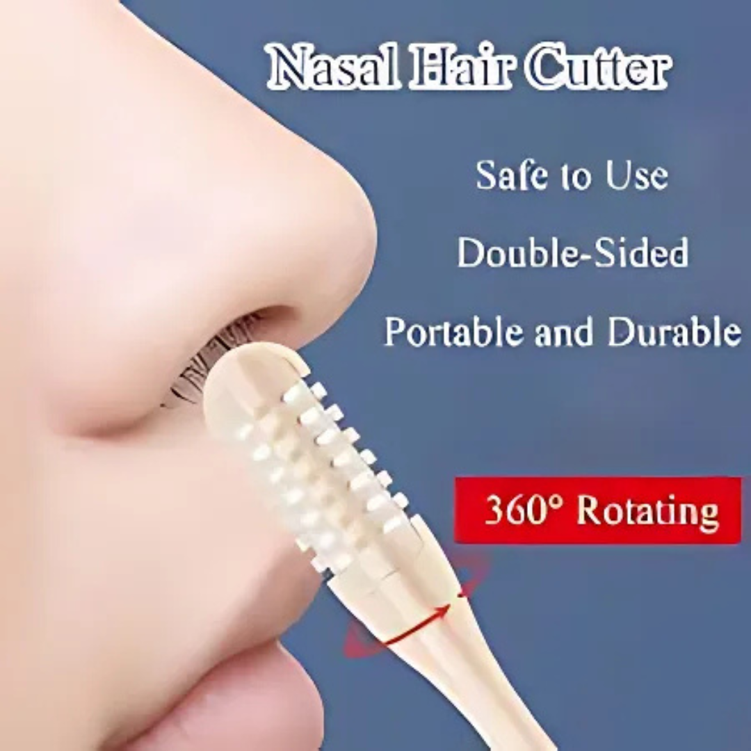 GentleGroom | Nose Hair Trimmer 360° Rotating Function for Painless & Portable Use