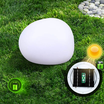 SolLumina | Solar-Powered Waterproof PE Spherical LED Outdoor Decorative Light