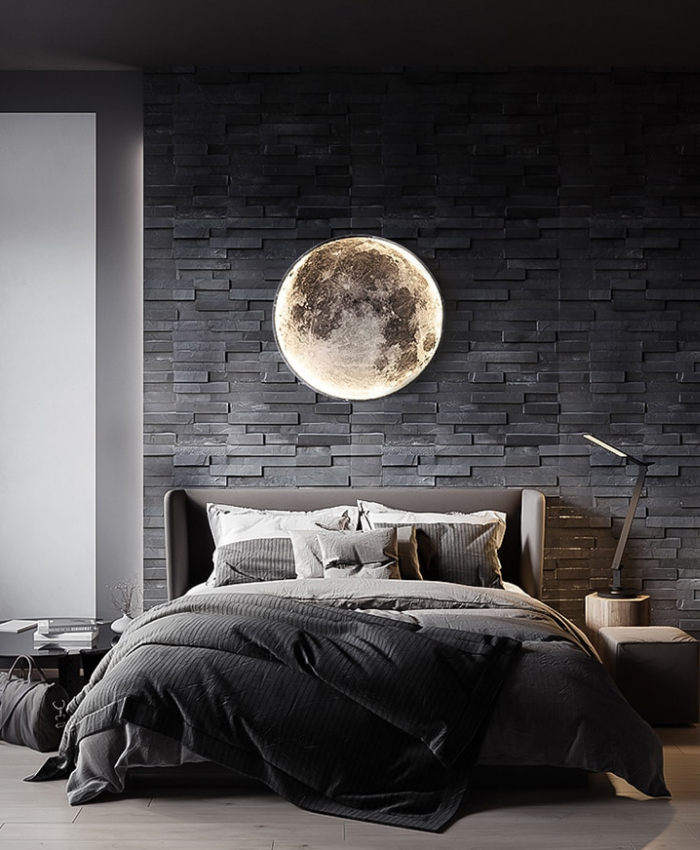GlowMoon | Minimalist Wall Light in Moon Design