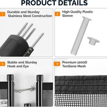 SafeSwim | Removable Safety Fence for Pools & Gardens