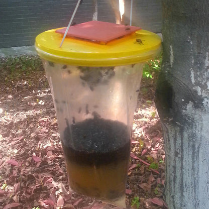 FlyClear | Eco-Friendly Disposable Fly Trap for Outdoor Use