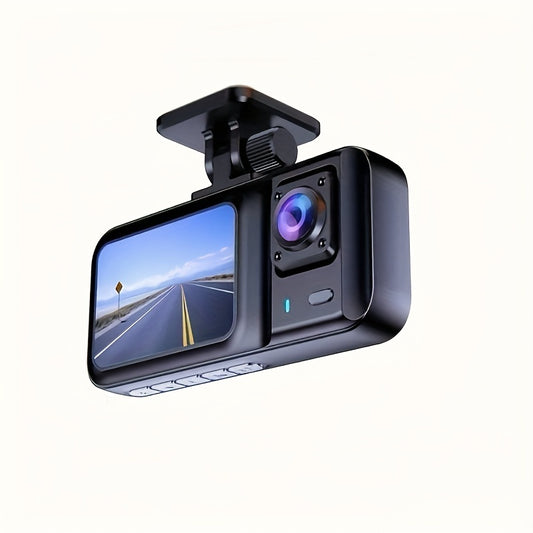 TriCam | 1080P Dash Cam – Front, Cabin & Rear Recording