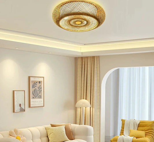 AuraBamboo | Natural Bamboo Ceiling Lamp