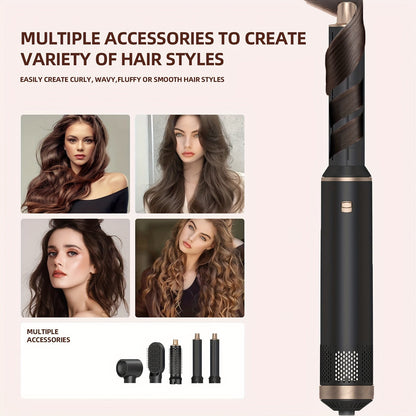 GlamWrap | 5-in-1 Hair Styler – Drying, Curling & Straightening Tool