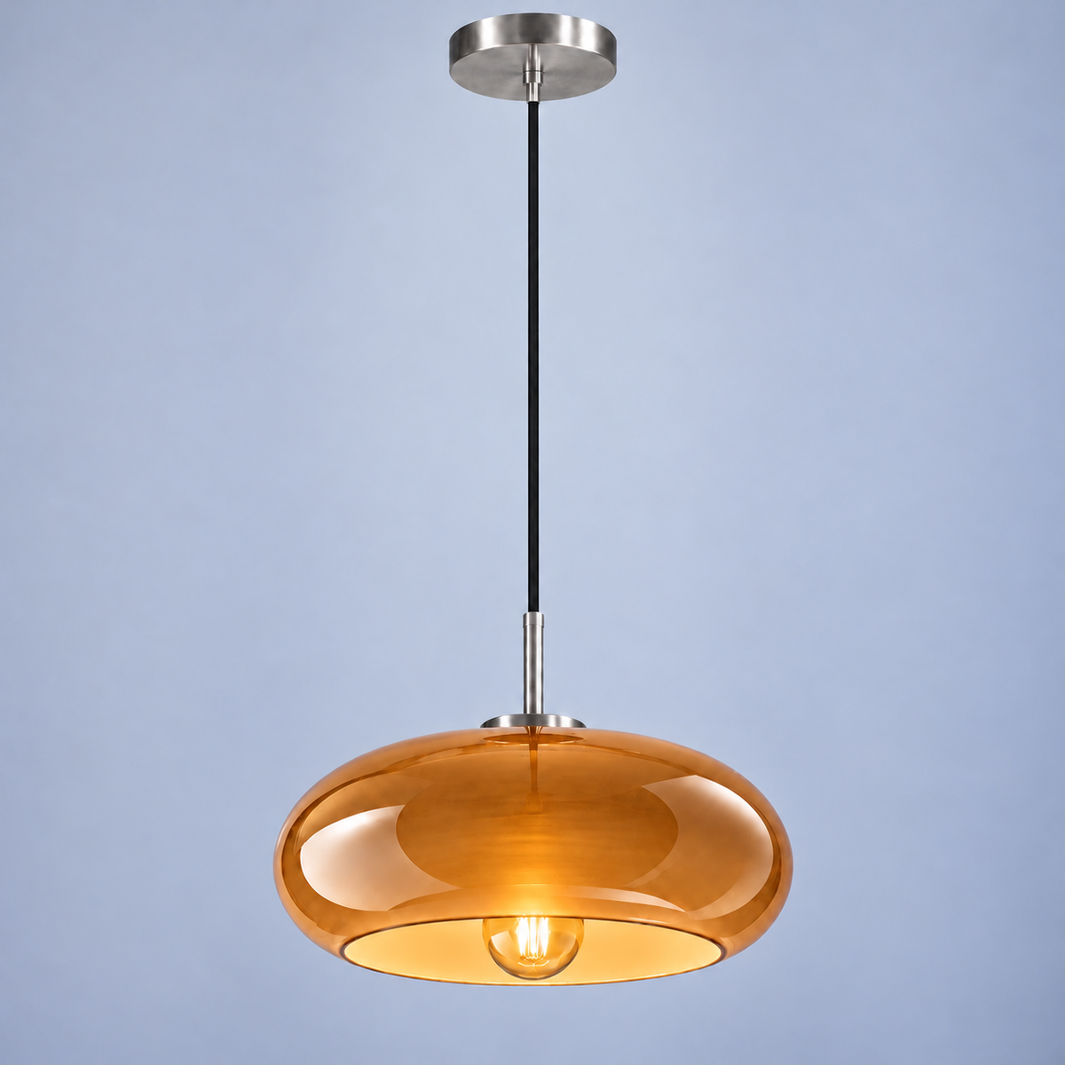 Tundris - Vintage Bowl Semi-Flush Ceiling Light