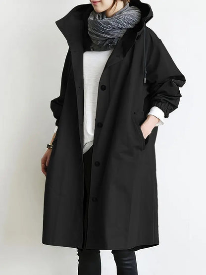 Aurelia | Sleek Waterproof Hooded Jacket | Women Fashion