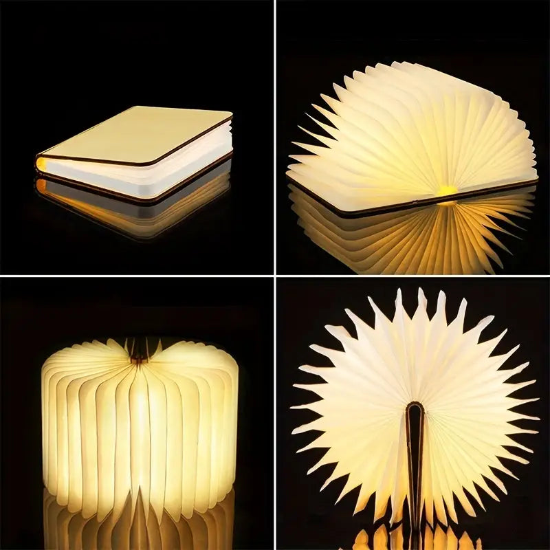 SparkGlow | Luxury & Creative Folding Book Table Lamp