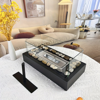 FlameView | Glass Front Fireplace – Compact Modern Tabletop Design
