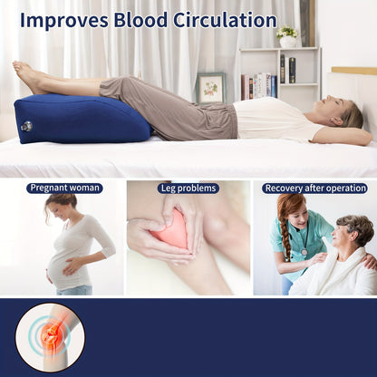 RestRise | Inflatable Wedge Pillow – 45° Tilt for Circulation & Recovery
