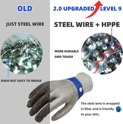 ChefShield | Kitchen Mesh Glove – Dishwasher-Safe & Hygienic
