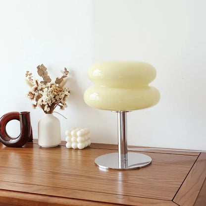 GlowZen | Modern & Elegant Glass Table Lamp