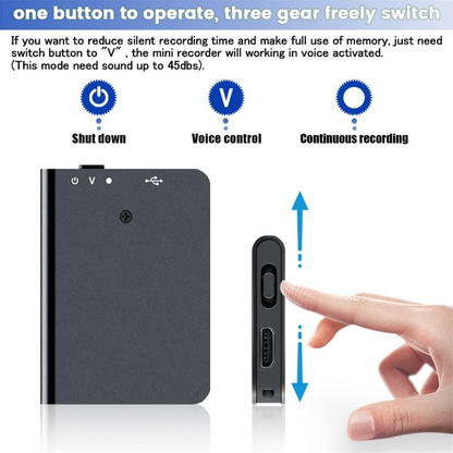 NanoRec | The smallest voice recorder with 384Kbps quality