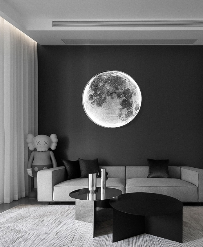 GlowMoon | Minimalist Wall Light in Moon Design