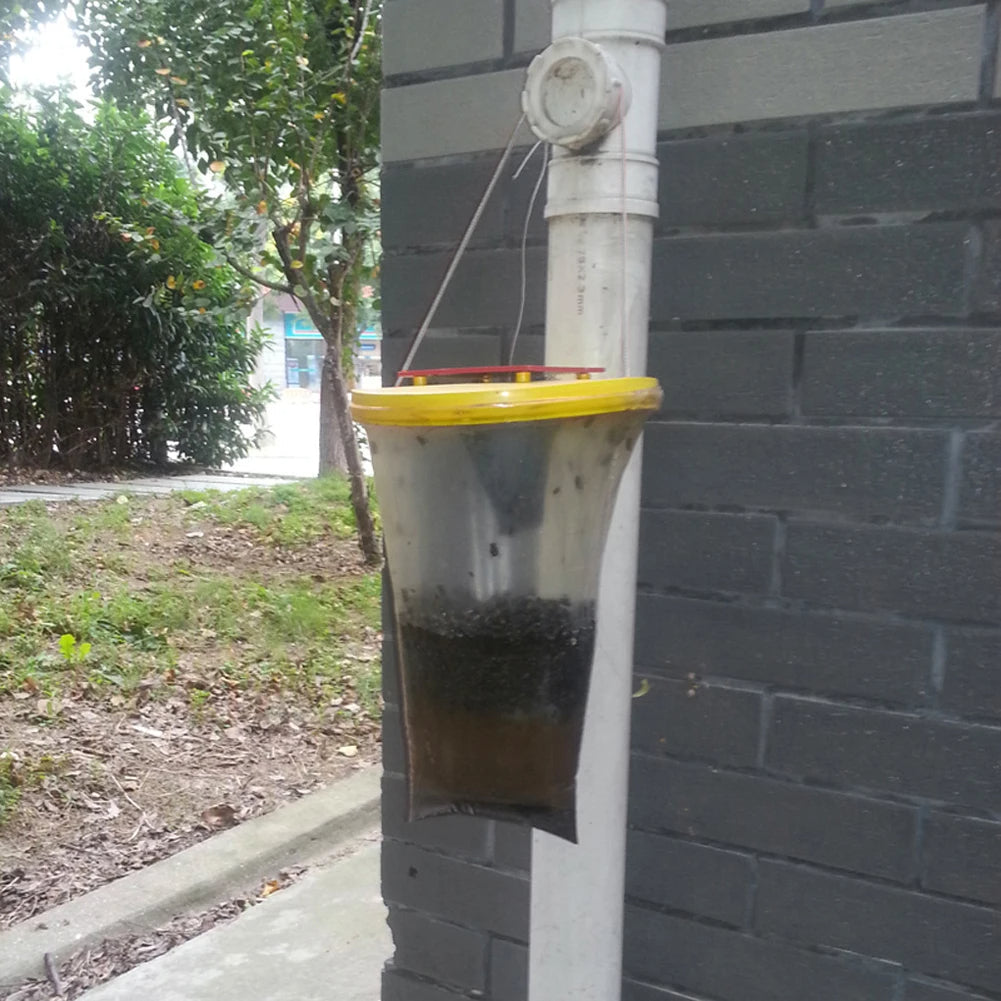 FlyClear | Eco-Friendly Disposable Fly Trap for Outdoor Use