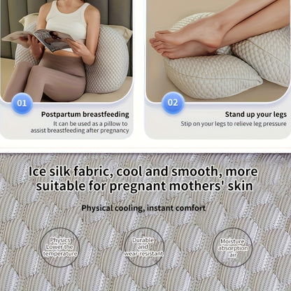 PregnaRest | Adjustable Full-Body Pillow for Side Sleeping Moms