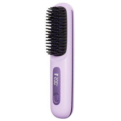 SleekMate | Portable Hair Straightening Comb – USB Rechargeable & Anti-Scald