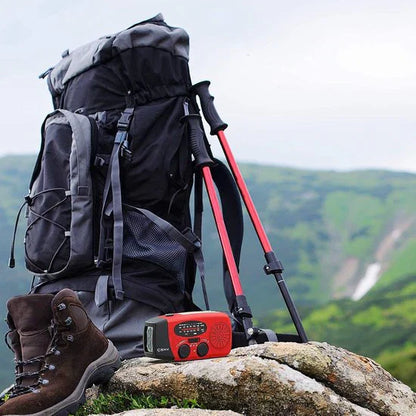ReadyWave | Emergency Radio with Crank & Solar Panel