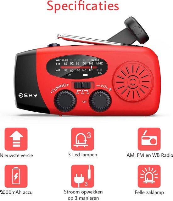 ReadyWave | Emergency Radio with Crank & Solar Panel