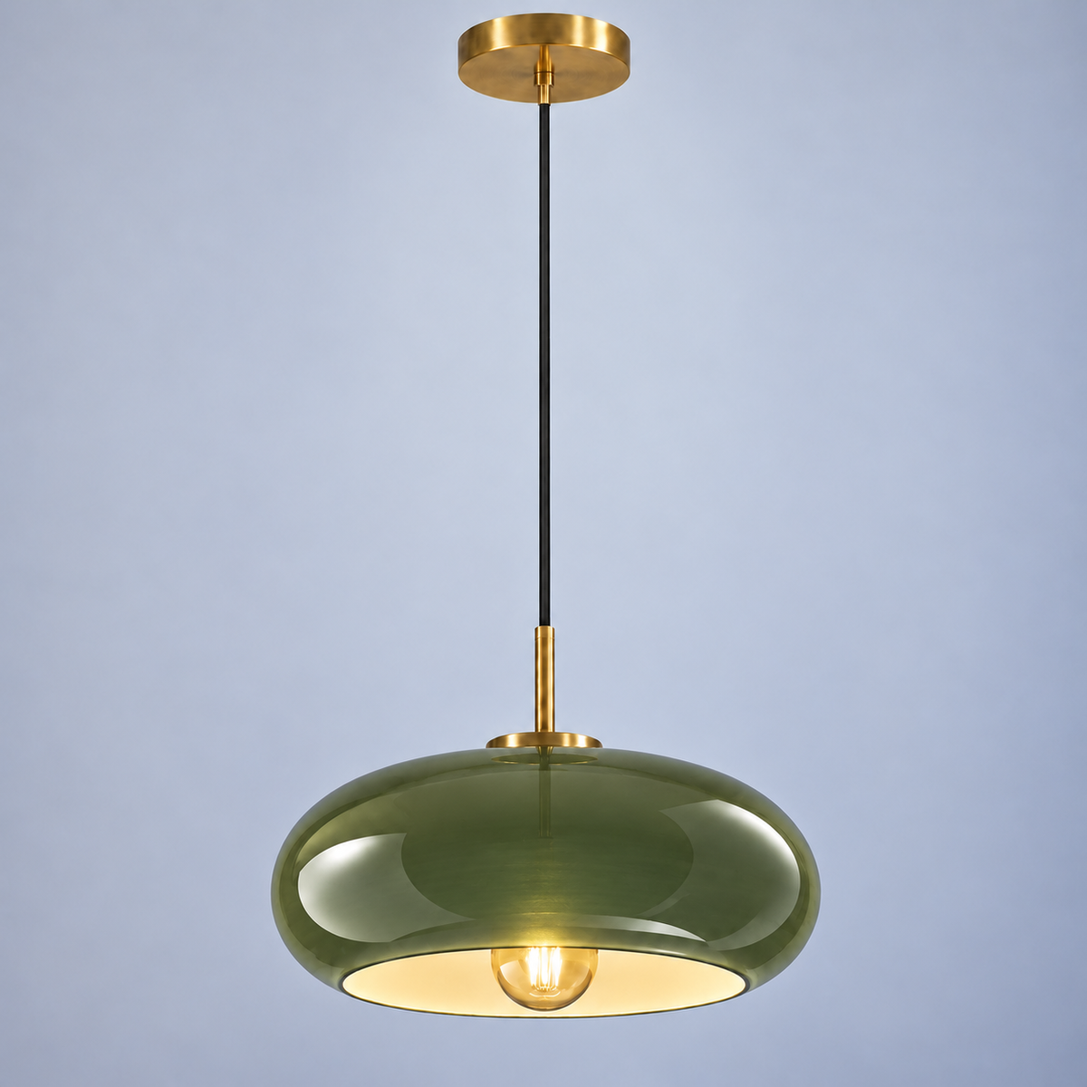 Tundris - Vintage Bowl Semi-Flush Ceiling Light
