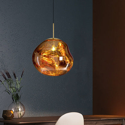 VivaDome | Pendant Light with Metal & Glass for Luxurious Elegance
