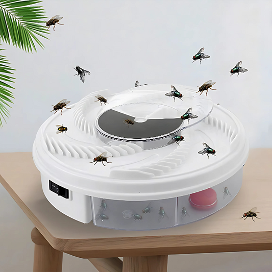 BuzzOff | Silent Fly Trap – Eco‑Friendly, Non‑Toxic Insect Catcher