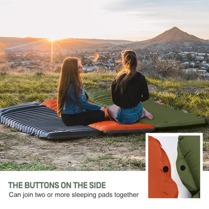 TrekRest | Portable Air Mattress with Foot Pump & Outdoor Comfort