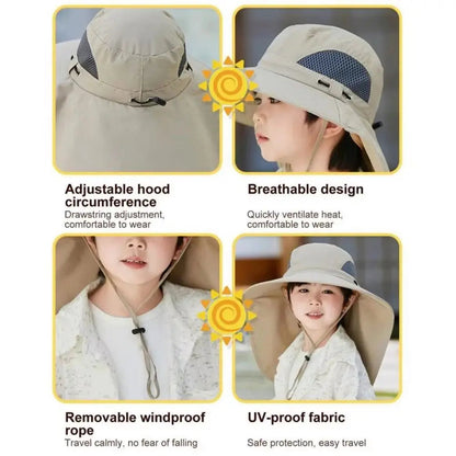 SunBreeze | Adjustable Kids' Solar Fan Hat