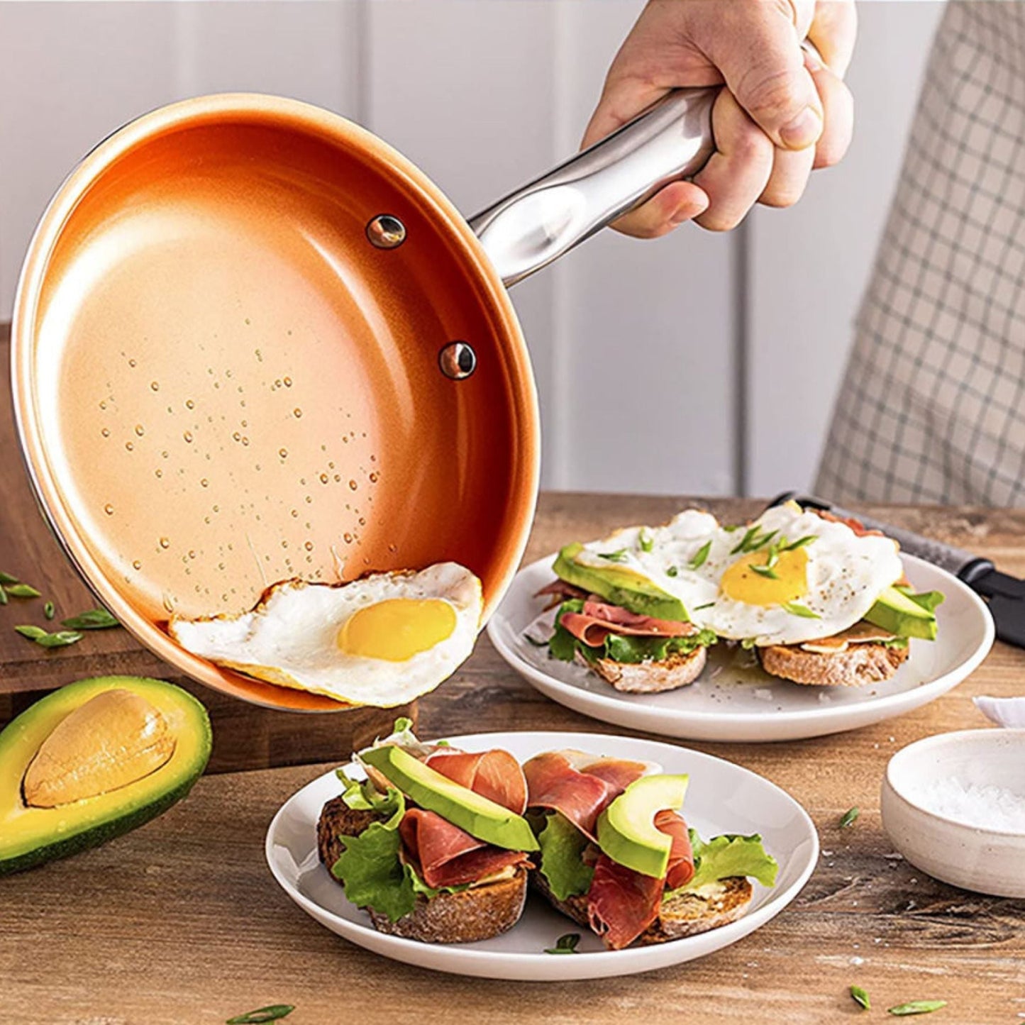 CopperChef | Deluxe Copper Pan for Precise Cooking