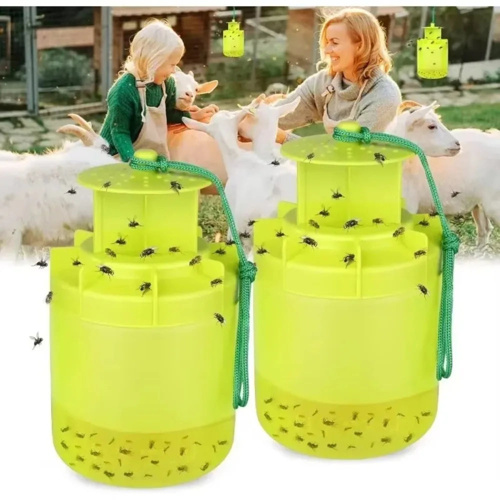 BuzzBlock | Robust Reusable Fly Catcher for Outdoor Use