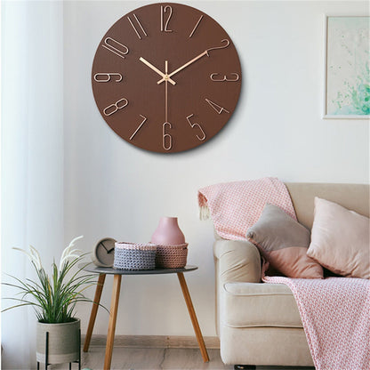 RegalTime | Modern Wall Clock with Gold Accent