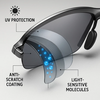 AutoTint | Polarised Photochromic Sunglasses
