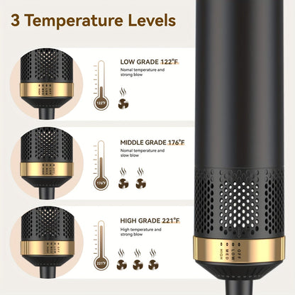 GlamFlow | 5-in-1 Hair Styler – Ionic Curling, Straightening & Volume Tool