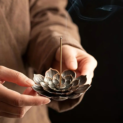 PureGlow | Creative & Elegant Lotus Incense Burner