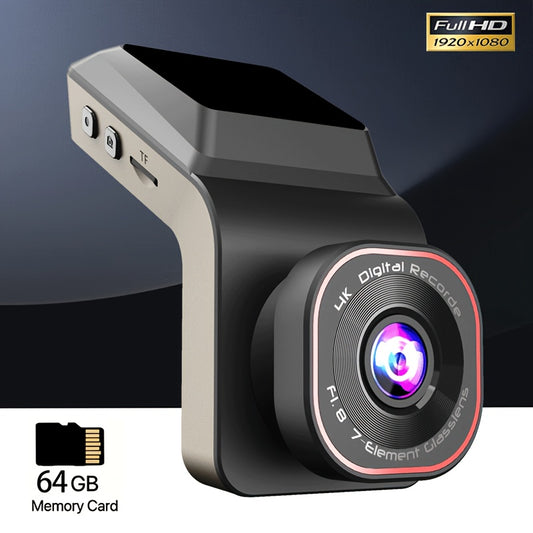 NightEye | Full HD Car Dash Cam – Mini LCD & Loop Recording