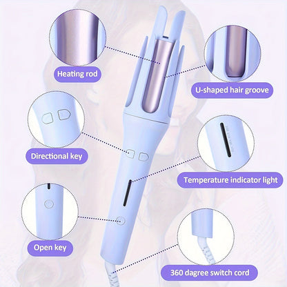 SilkWave | Automatic Hair Curler – 4 Heat Modes & Smart Timer Technology
