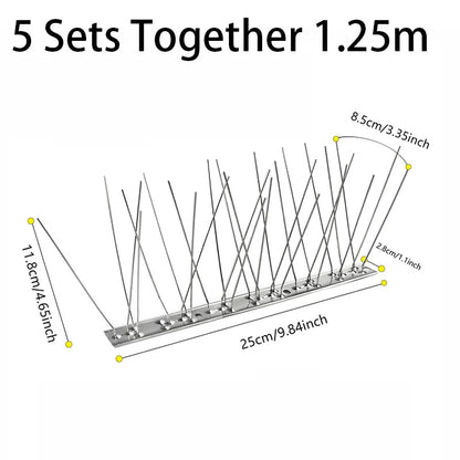FeatherFence | Outdoor Stainless Steel Bird Spikes