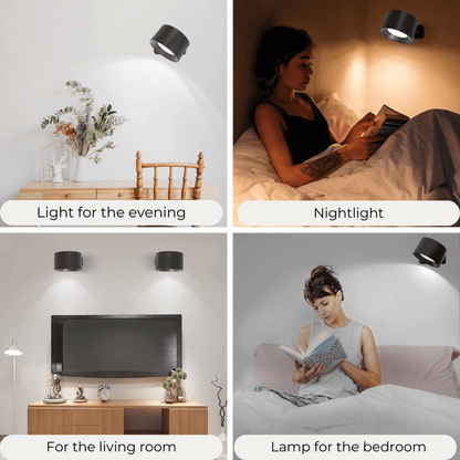 Flexilight | Wireless rechargeable 360° wall lamp