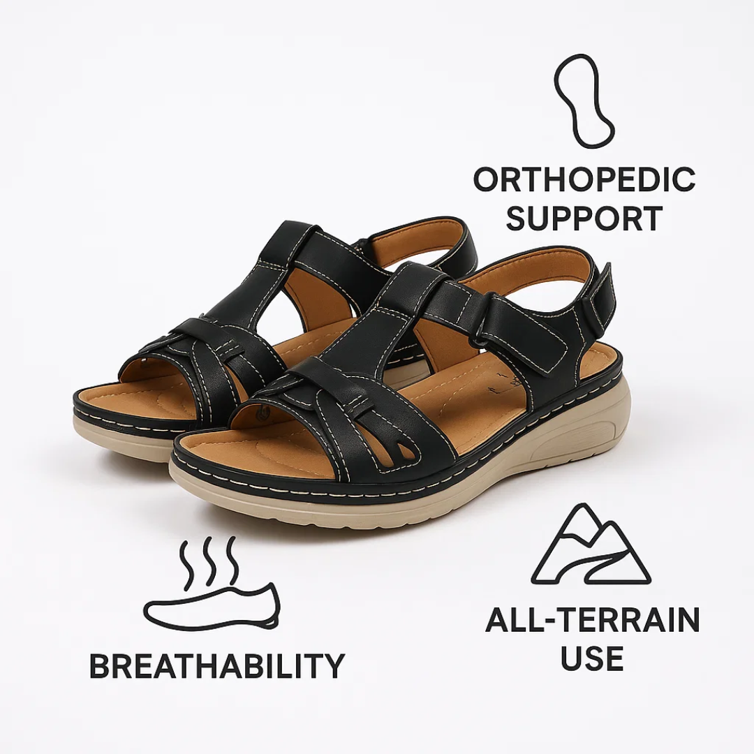 TrailComfort | Ergonomic Hiking Sandals Orthopedic Support for Comfort on All Terrains